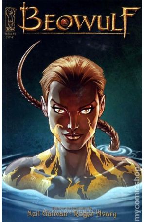 Beowulf (IDW) 3A published by IDW with cover art by Gabriel Rodriguez