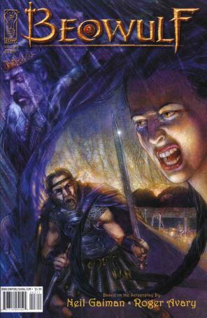 Beowulf (IDW) 3 published by IDW with cover art by Mark A. Nelson