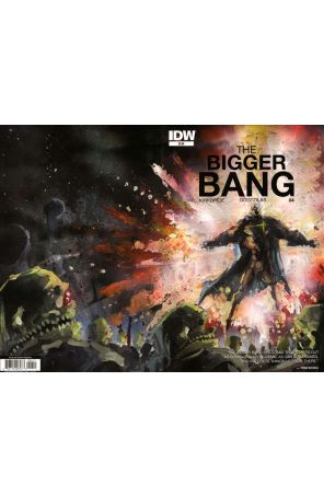 The Bigger Bang 4 published by IDW with cover art by Vassilis Gogtzilas