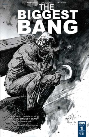 The Biggest Bang 1A published by IDW with cover art by Vassilis Gogtzilas