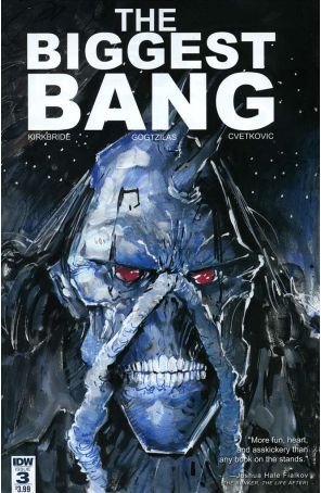The Biggest Bang 3 published by IDW with cover art by Vassilis Gogtzilas
