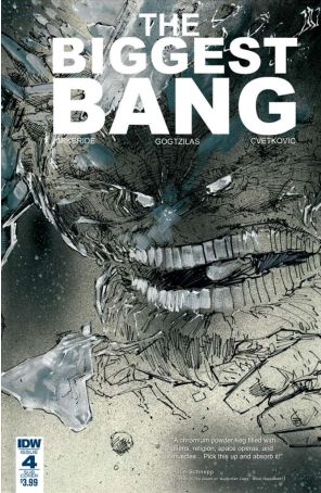 The Biggest Bang 4A published by IDW with cover art by Vassilis Gogtzilas