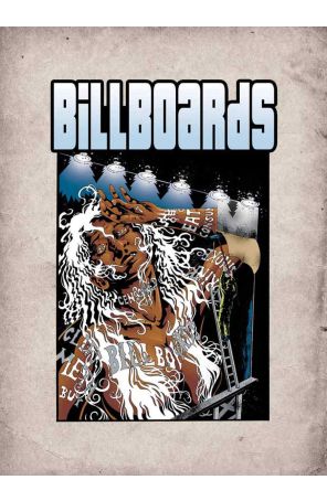 Billboards HC 1 published by IDW with cover art by Dave Gutierrez