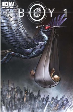 Boy-1 4 published by IDW with cover art by Leila Del Duca