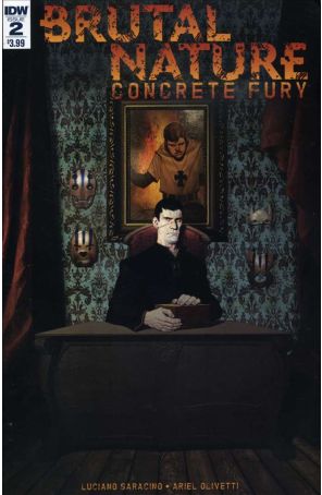 Brutal Nature: Concrete Fury 2 published by IDW with cover art by Ariel Olivetti
