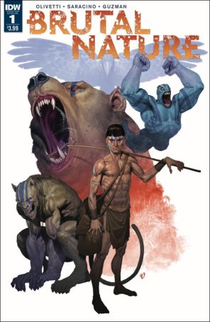 Brutal Nature 1 published by IDW with cover art by Ariel Olivetti