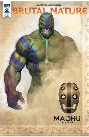 Brutal Nature 2A published by IDW with cover art by Ariel Olivetti