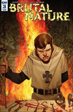 Brutal Nature 3 published by IDW with cover art by Ariel Olivetti
