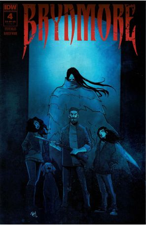 Brynmore 4A published by IDW with cover art by Damien Worm