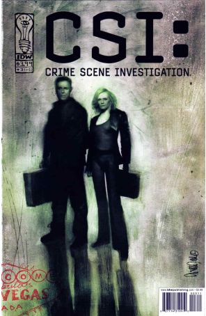 CSI: Crime Scene Investigation 3 published by IDW with cover art by Ashley Wood