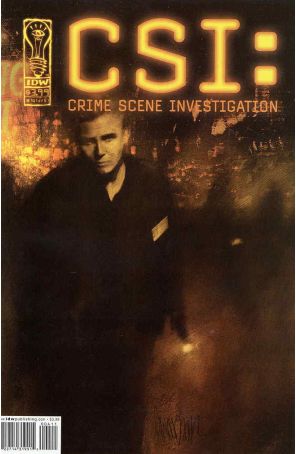 CSI: Crime Scene Investigation 4 published by IDW with cover art by Ashley Wood