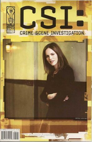 CSI: Crime Scene Investigation 5A published by IDW with cover art by William Petersen and Marg Helgenberger
