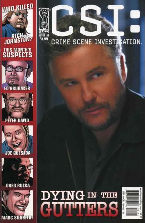 CSI: Dying in the Gutters 1 published by IDW