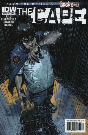Cape (2nd Series) 3A published by IDW with cover art by Zach Howard