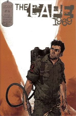Cape: 1969 4 published by IDW with cover art by Zach Howard