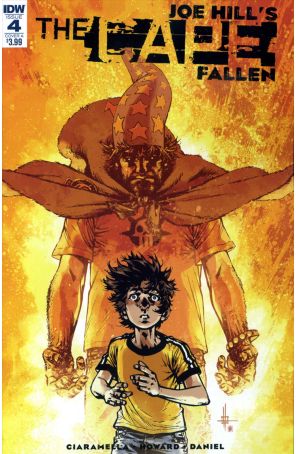 Cape: Fallen 4A published by IDW with cover art by Zach Howard