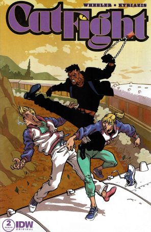 Cat Fight (IDW) 2A published by IDW with cover art by Ilias Kyriazis