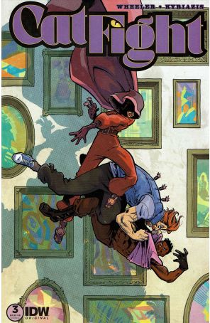 Cat Fight (IDW) 3A published by IDW with cover art by Ilias Kyriazis