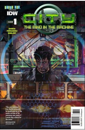 City: The Mind in the Machine 1 published by IDW with cover art by Tommy Lee Edwards