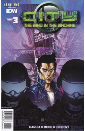 City: The Mind in the Machine 3A published by IDW with cover art by Bernard Chang