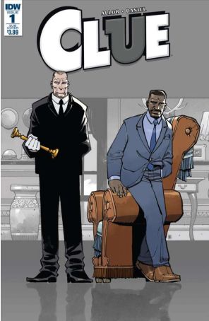 Clue 1A published by IDW with cover art by Nelson Daniel