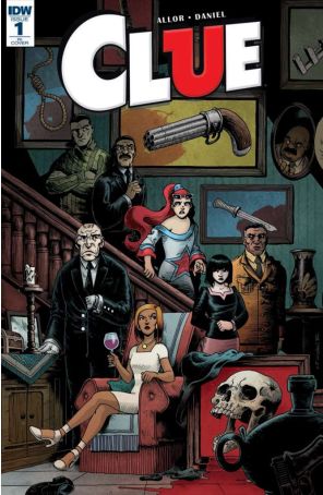 Clue 1C published by IDW with cover art by Charles Paul Wilson