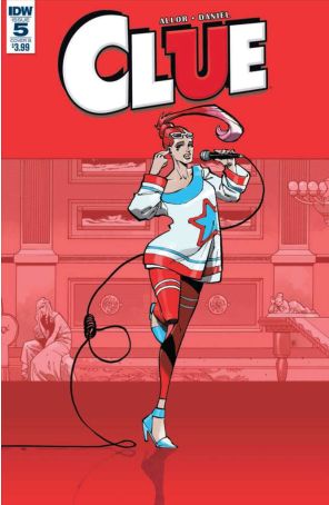 Clue 5B published by IDW with cover art by Nelson Daniel