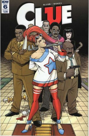 Clue 6C published by IDW with cover art by Alan Robinson