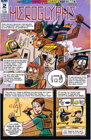 The Comic Book History of Comics 2A published by IDW with cover art by Ryan Dunlavey