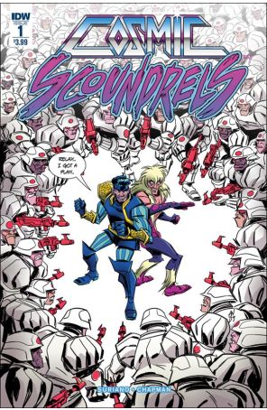 Cosmic Scoundrels 1 published by IDW with cover art by Andy Suriano