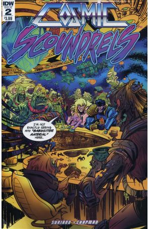 Cosmic Scoundrels 2 published by IDW with cover art by Andy Suriano