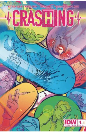 Crashing 1C published by IDW with cover art by Liana Kangas