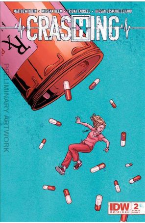 Crashing 2C published by IDW with cover art by Megan Levens