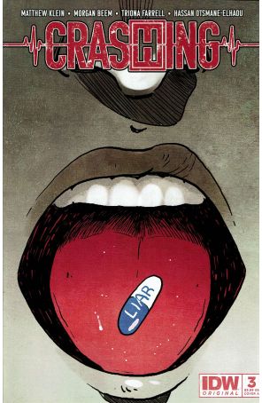 Crashing 3A published by IDW with cover art by Morgan Beem