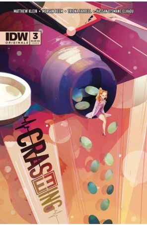 Crashing 3B published by IDW with cover art by Nicoletta Baldari
