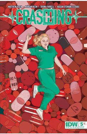 Crashing 5B published by IDW with cover art by Alison Sampson