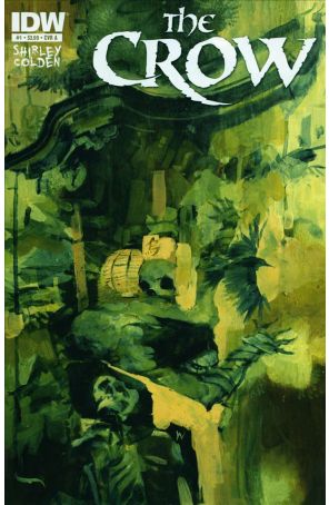 Crow: Death And Rebirth 1A published by IDW with cover art by Ashley Wood