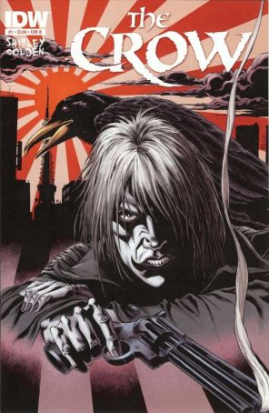 Crow: Death And Rebirth 1B published by IDW with cover art by Kyle Hotz