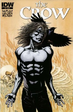 Crow: Death And Rebirth 2 published by IDW with cover art by Kyle Hotz