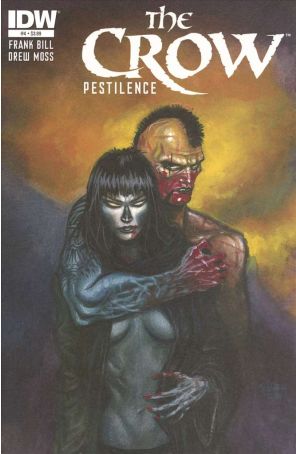 Crow: Pestilence 4 published by IDW with cover art by James O’Barr