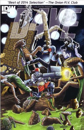 D4ve 4 published by IDW with cover art by Valentin Ramon