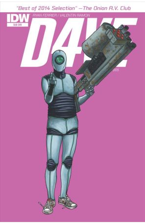 D4ve 5A published by IDW with cover art by Valentin Ramon