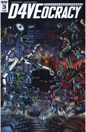 D4veocracy 3 published by IDW with cover art by Valentin Ramon