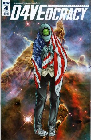 D4veocracy 4A published by IDW with cover art by Valentin Ramon