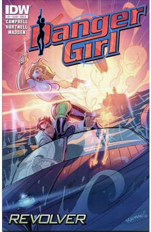 Danger Girl: Revolver 1B published by IDW with cover art by Chris Madden