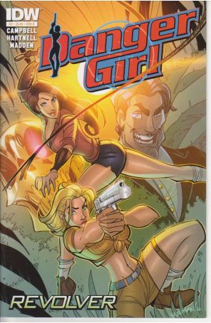 Danger Girl: Revolver 2B published by IDW with cover art by Chris Madden
