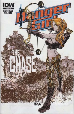 Danger Girl: The Chase 2 published by IDW with cover art by Dan Panosian