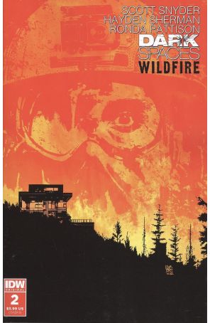 Dark Spaces: Wildfire 2B published by IDW with cover art by Andrea Sorrentino