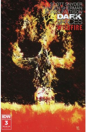 Dark Spaces: Wildfire 3B published by IDW with cover art by Andrea Sorrentino