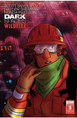 Dark Spaces: Wildfire 3C published by IDW with cover art by Molly Murakami